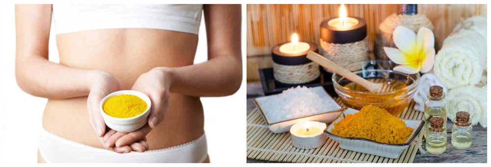 Application of fermented curcumin powder Application of fermented curcumin powder